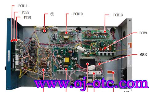 ADP400焊機俯視圖